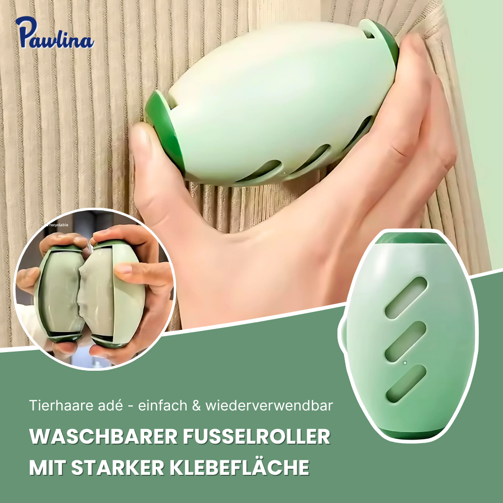 Fusselroller mit waschbarer Klebefläche – Wiederverwendbar & extra stark bei Tierhaaren